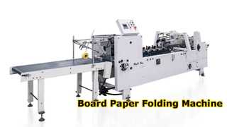 Machine de pliage de papier cartonné