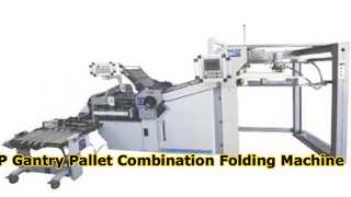 Machine de pliage combinée de palettes à portique CP