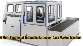 Flux de travail de la machine de fabrication de caisses à couverture rigide automatique multifonctionnelle HX36