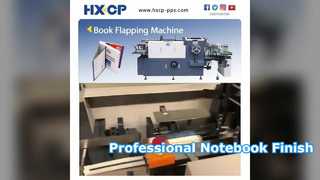 Machine à battre les livres HX320, qui élève l'esthétique professionnelle des carnets de notes pour livres de journaux