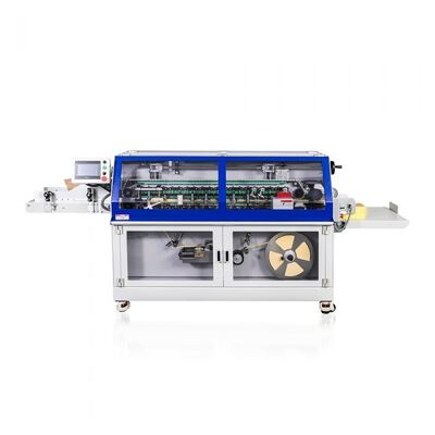 HX500B Machine de rubanage de dos de livre pour cahiers à couverture souple, carnets d'exercices, etc.