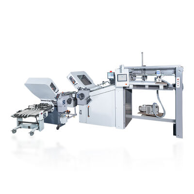 Machine de pliage de boucles de palette à portique à grande vitesse, production de signatures grand format, 6 plaques de boucles