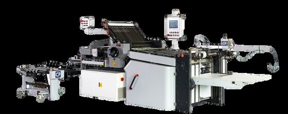 CP80/4KLL Machine à plier à pile plate avec boucle anti-rayures et couteau électrique