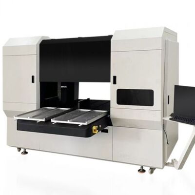 HXEP400 4-8C Micro imprimante de bord de livre en piezo   2 postes de travail, jet d'encre sans arrêt pour couverture rigide / ordinateur portable / notes collantes.