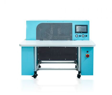 HX18B Machine de fixation de bande élastique pour ordinateurs portables semi-automatiques conçue pour un seul opérateur et une application de bande élastique à grande vitesse