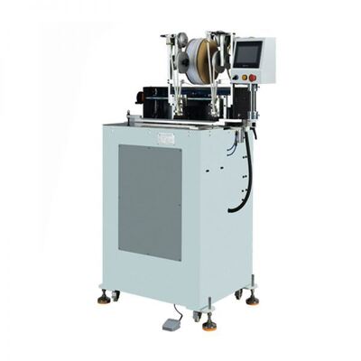 La machine semi-automatique de fixation de bandes de tête et de queue de bloc de livre est une machine flexible pour l'application de bandes de tête et de queue sur des blocs de livre à dos rond et plat.
