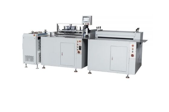 Machine de fabrication de caisses semi-automatique à deux stations