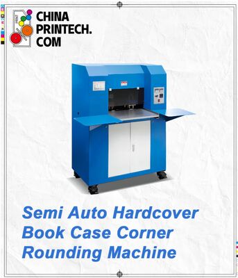 Hx500cr Semi Auto boîte de livre en couverture rigide Machine d'arrondissement pour former le boîtier en couverture rigide d'angle droit dans un coin rond avec différents modèles radii selon les besoins du client