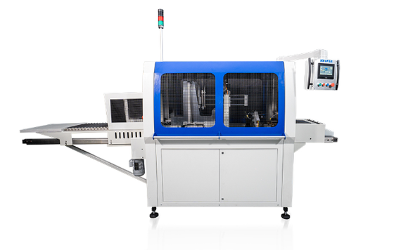 Machine d'empilage de livres à couverture rigide HX681, assurant un empilage stable et économisant de la main d'œuvre et du temps en production