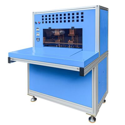 Machine à arrondir les coins de caisses semi-automatique HX500CR, conçue pour arrondir les coins des caisses à couverture rigide avec un rayon réglable et une utilisation facile