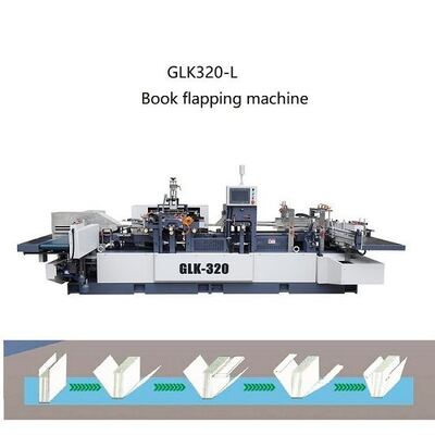 La machine à battement de livre à grande vitesse effectue la découpe frontale, le pliage du couvercle