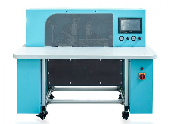 HX18B Machine de fixation de bandes élastiques semi-automatique pour les couvertures de ordinateurs portables et les journaux