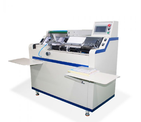 Machine de liaison de bobine en spirale en plastique,Inserte la bobine dans le livre perforé, coupe et ferme,Inserte la coupe et ferme les extrémités,Récupère la livraison,Facile à régler,Stable à grande vitesse