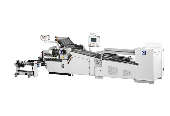 CP Machine de pliage à pile ronde adaptée à des sorties moyennes et grandes avec fonctionnement continu et traitement de papiers perforés prépliés