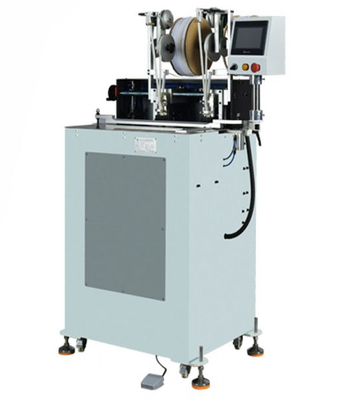 Machine de fixation de bandeau de tête et de queue de bloc de livre semi-automatique Application de bandes de tête et de queue sur les blocs de livre ronds et plats