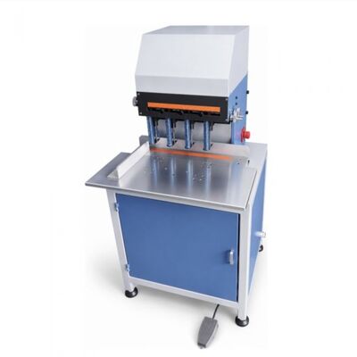 HXPD280 Machine de perçage de papier à quatre têtes équipée d'un système de perçage pneumatique à quatre têtes pour le traitement du papier épais