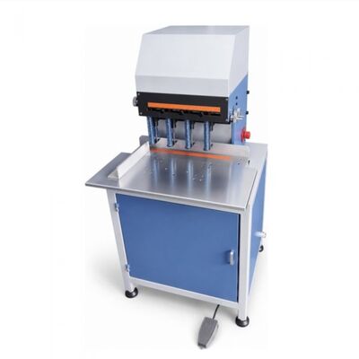 Perceuse à quatre têtes HXPD280 avec course verticale réglable et positions de tête pour un perçage de papier précis