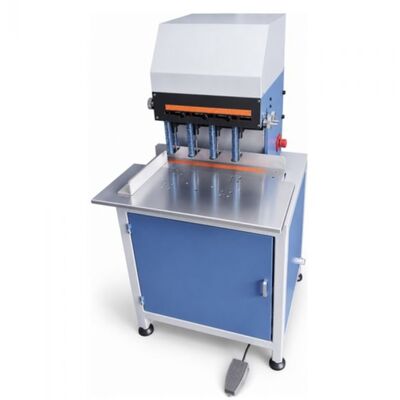 HXPD280 Machine de forage en papier à quatre têtes équipée de glisseurs linéaires et de colonnes de guidage pour des performances de forage stables
