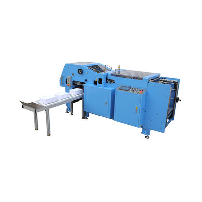 Machine de perforation automatique avec aiguille à fente réglable et collecte d'empilement pour différents papiers