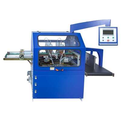 Machine de rotation de coin de boîtier en couverture dure HX60R avec pressage à l'air