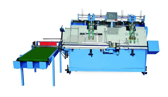 Machine automatique de collage des plats avec détection de double feuille et de livre bloqué